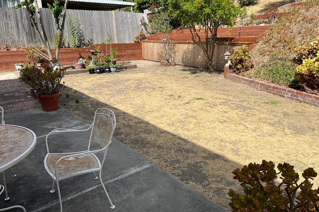 Yard before Wave Blade install